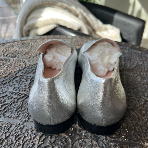 KATE SPADE NEW YORK CITY LIGHTS LOAFERS IN SILVER 8 - Picture 7 of 8